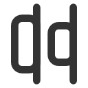 иконка align, horizontal, документ, distribute, end