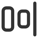 иконка align horizontal justify end, align, horizontal, документ, justify, end