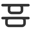 иконка align, vertical, distribute, start, старт