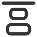 иконка align vertical justify start, align, vertical, justify, start, старт