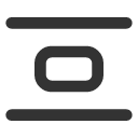 иконка align vertical space around, align, vertical, space, around
