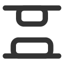 иконка align vertical space between, align, vertical, space, between