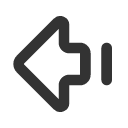 иконки arrow big left dash, arrow, стрелка, big, left, dash