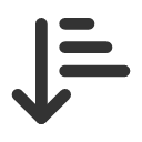 иконки arrow down narrow wide, arrow, стрелка, down, narrow, wide