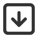 иконки arrow down square, arrow, стрелка, down, square