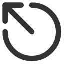 иконки arrow up left from circle, arrow, стрелка, up, стрелка вверх, left, from, circle