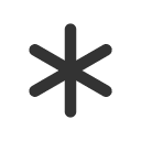 иконки asterisk, звездочка
