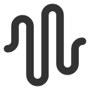 иконка audio waveform, audio, музыка, waveform