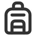 иконки backpack, походная сумка