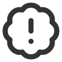 иконка badge alert, badge, бейдж, alert, предупреждение