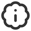 иконка badge info, badge, бейдж, info, информация