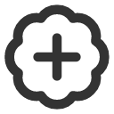 иконки badge plus, badge, бейдж, plus, плюс