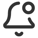 иконка bell dot, bell, колокольчик, dot