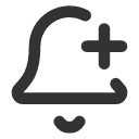 иконки bell plus, bell, колокольчик, plus, плюс
