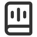 иконка book audio, book, книга, audio, музыка