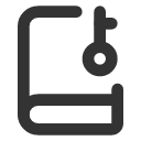 иконка book key, book, книга, key, ключ