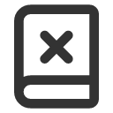 иконка book x, book, книга