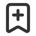 иконки bookmark plus, bookmark, закладка, plus, плюс