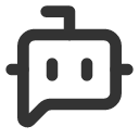 иконка bot message square, bot, message, сообщение, square