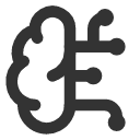 иконки brain circuit, brain, circuit