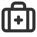 иконки briefcase medical, briefcase, портфель, medical, медицина