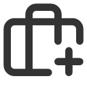 иконки briefcase plus, briefcase, портфель, plus, плюс