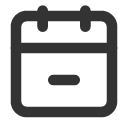 иконка calendar minus 2, calendar, календарь, minus, минус
