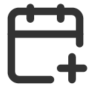иконка calendar plus, calendar, календарь, plus, плюс