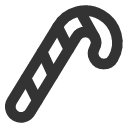 иконка candy cane, новый год, candy, конфета, cane