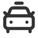 иконка car taxi front, car, машина, taxi, такси, front