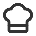 иконка chef hat, chef, повар, hat, шляпа