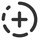 иконки circle fading plus, circle, fading, plus, плюс