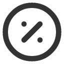 иконки circle percent, circle, percent
