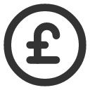 иконки circle pound sterling, circle, pound, фунт, sterling
