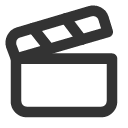 иконки clapperboard