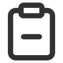 иконки clipboard minus, clipboard, буфер обмена, minus, минус