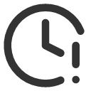 иконка clock alert, clock, часы, alert, предупреждение