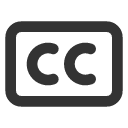 иконки closed caption, closed, caption