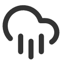 иконка cloud rain, ливень, cloud, облако, rain, дождь