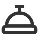 иконки concierge bell, concierge, bell, колокольчик