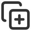 иконки copy plus, copy, копия, plus, плюс