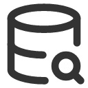 иконка database search, database, база данных, search, поиск