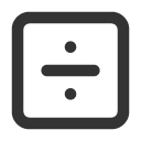 иконки divide square, divide, square