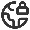 иконка earth lock, earth, планета, lock, замок