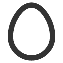 иконки egg, пасхальное яйцо