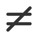 иконки equal not, equal, not