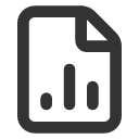 иконка file chart column, file, файл, chart, график, column