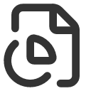 иконка file chart pie, file, файл, chart, график, pie, круговая диаграмма