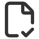 иконки file check corner, file, файл, check, галочка, corner