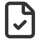 иконка file check, file, файл, check, галочка